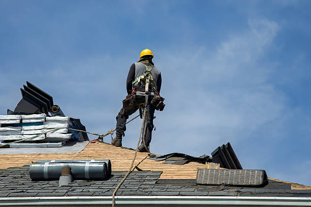 Professional Roofing technician working in Rockaway Beach, OR